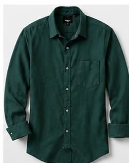 Forest Green Linen Shirt