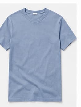 Steel Blue Crew Tee