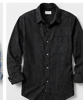 Charcoal Print Shirt